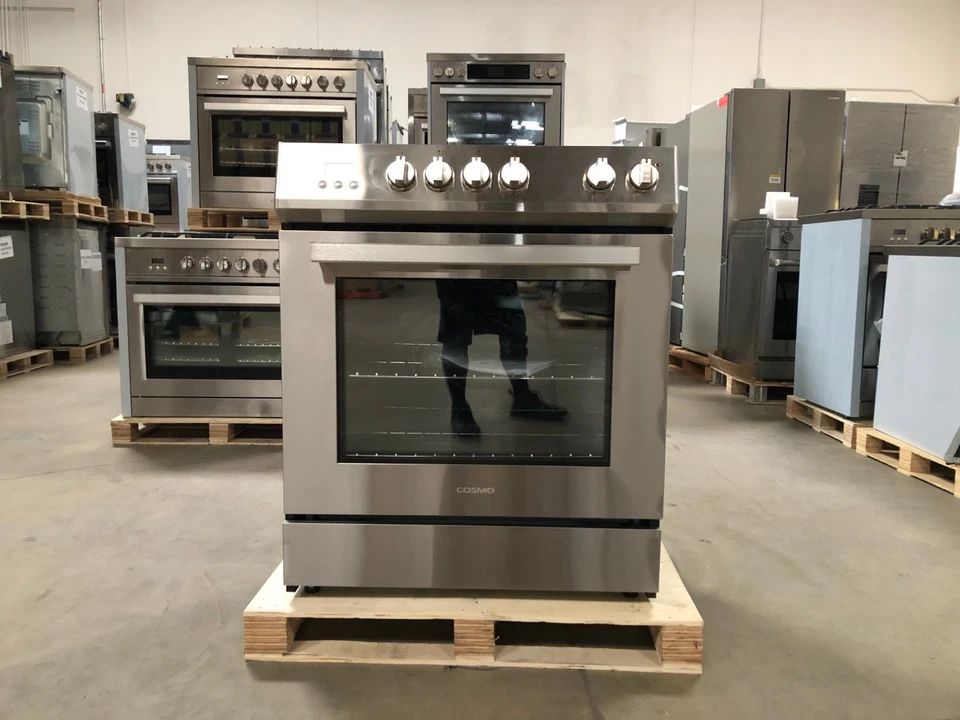 30 дюймов Электрическая плита, 4 элемента, нержавеющая сталь (открытая коробка, косметические недостатки) - Изображение 2 из 4