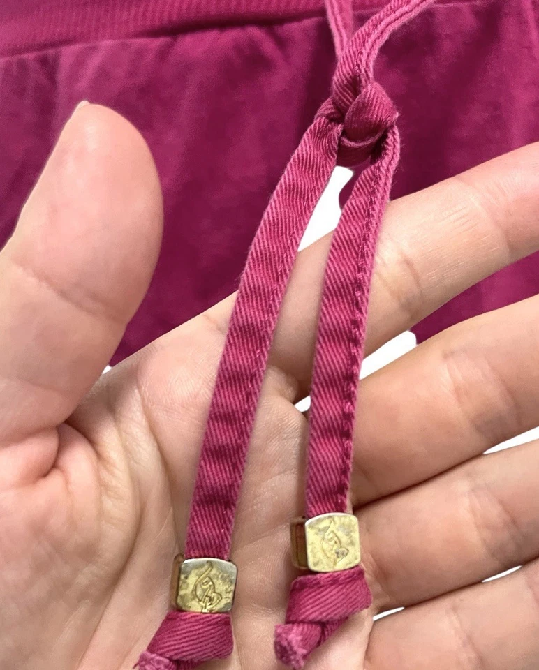 Sudadera con Capucha Baby Phat Rosa Bordado Estrás Y2k Long Line Logo PEQUEÑA Foto 4 de 4