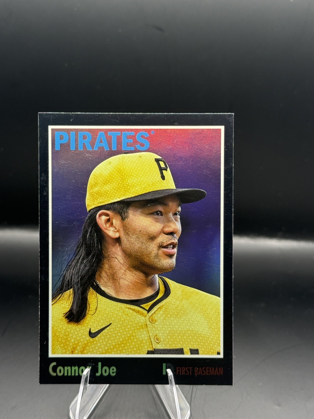 2024 Topps Archives Retro 1970 Topps 🏴Black Foil🏴#186 Connor Joe - Pirates 