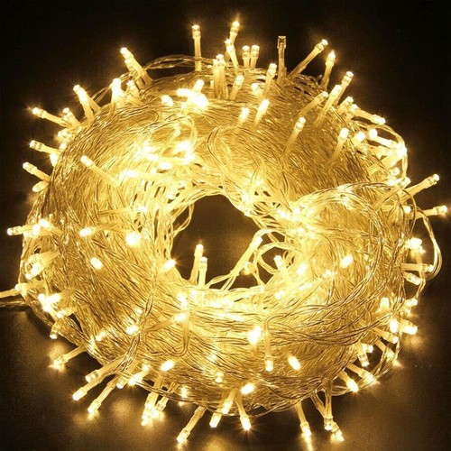 Fairy String Lights 100M - 500 LED Mains Plug In Christmas Tree Indoor & Outdoor - Picture 19 of 25