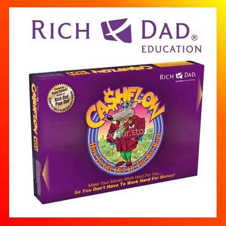 Rich Dad Cashflow 101 Family Board Game Robert Kiyosaki Finance