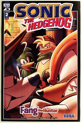 SONIC The HEDGEHOG FANG THE HUNTER Mini Series Comic Book IDW #2-B Feb 2024 NEW