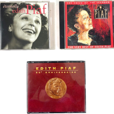 Edith Piaf 3 CD Lot 30th Anniversaire 2xCD +Hits +Eternelle 1991-2k French '40s