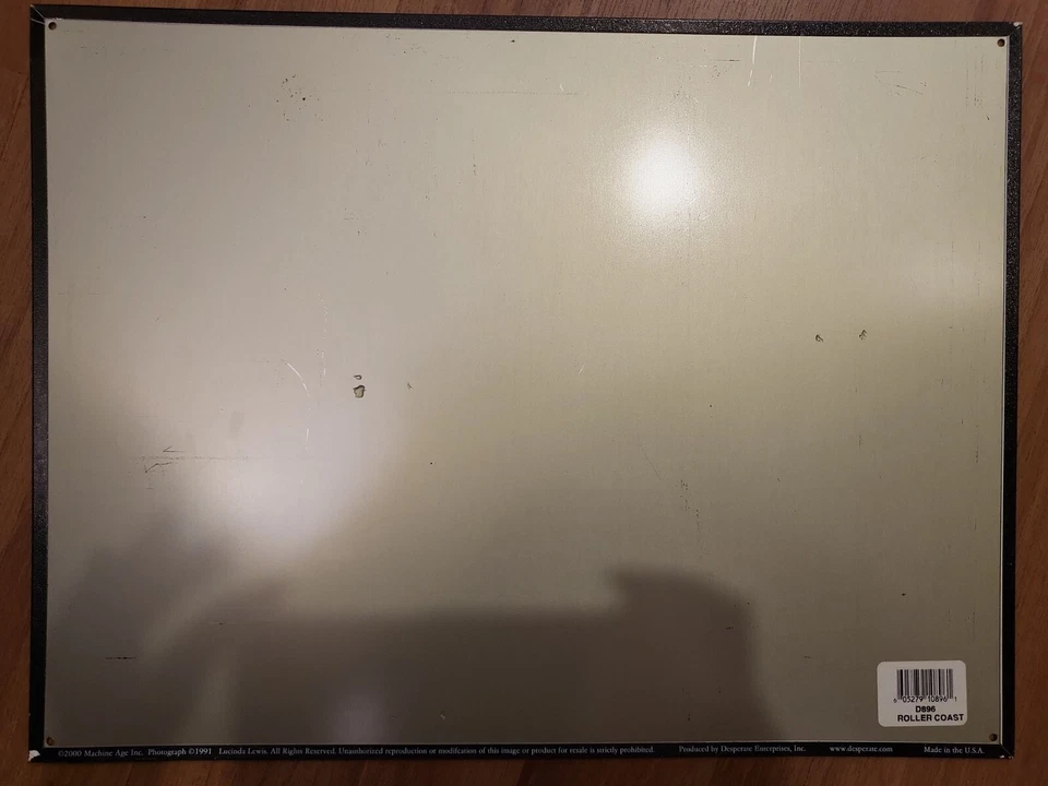 2000 NOSTALGIC METAL SIGN LUCINDA LEWIS ROADSIDE AMERICA CHEVY CORVETTE - Image 2 of 2