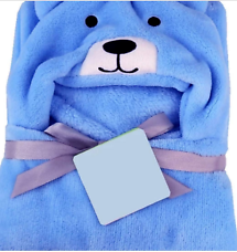 BABY Blanket TADPOLES Pink PURPLE White Soft Plush ...