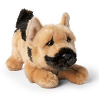 Dt. SchäFerhund Welpe Spielend Hund PlüSchtier Stofftier Kuscheltier L=27Cm H=15