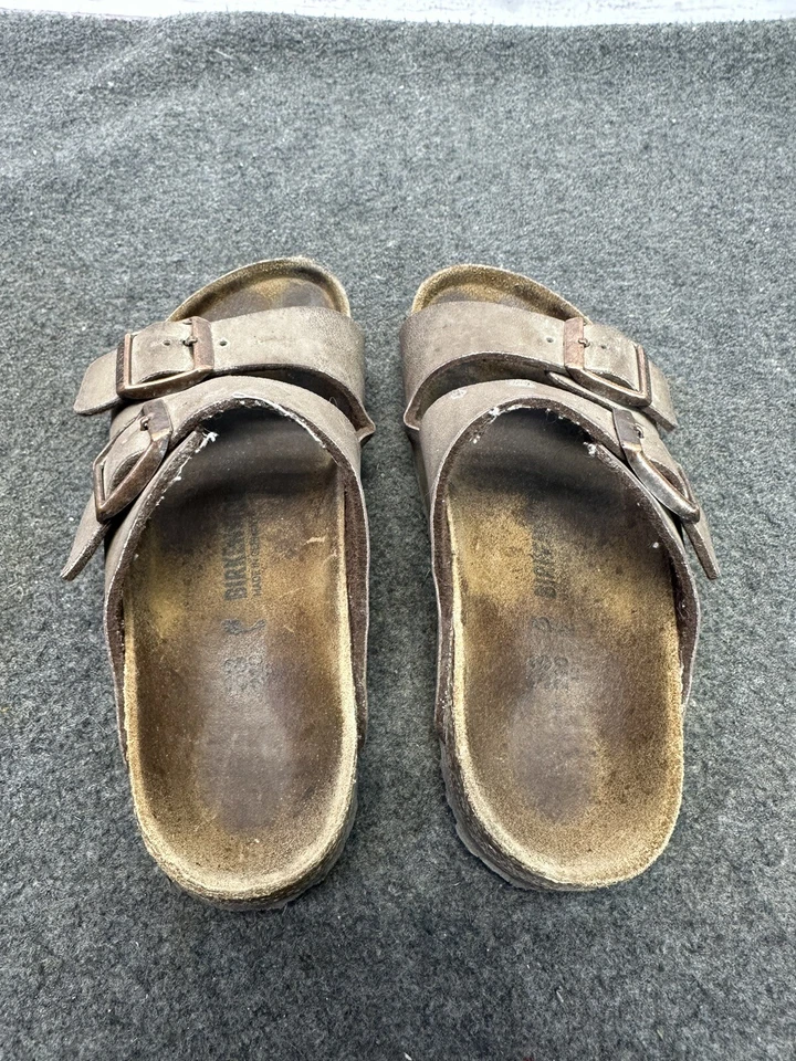 Birkenstock Marrón Arizona Raro Niños EU/33 US/2-2.5 Envío Rápido Gratis Usado en Excelente Condición Foto 3 de 4