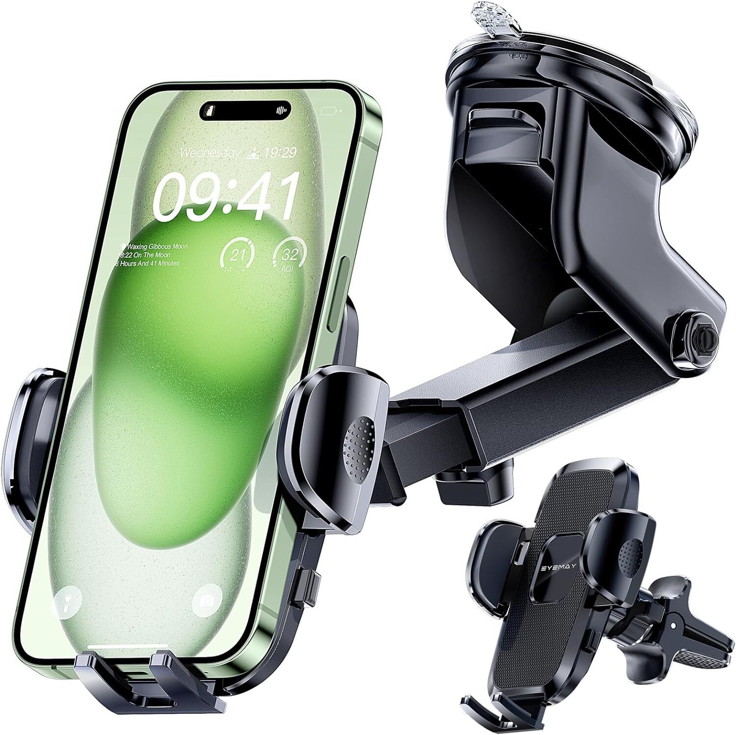 2024 Upgraded Car Phone Holder Bumpy Roads Friendly Phone Mount for Car