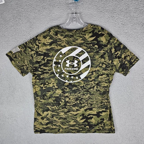 Under Armour 1377057 Men's UA Freedom Camo T-Shirt Short Sleeve Tee XXL