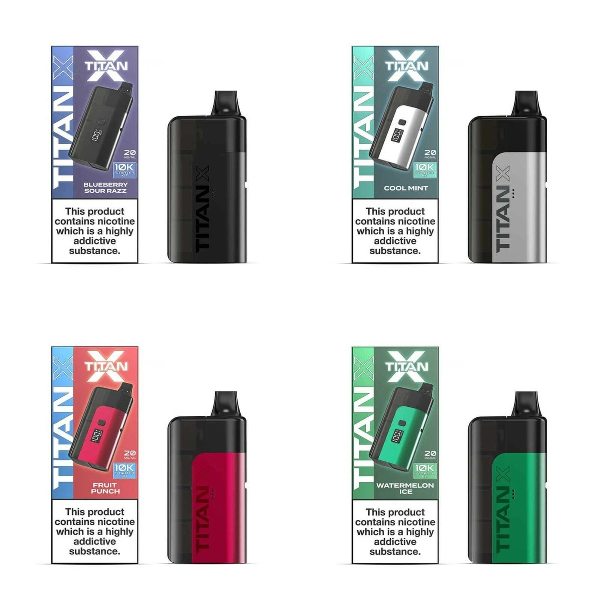 elfbar elfa master akku Titan X Prefilled Vape Pods & Refills - From £5 main image 1