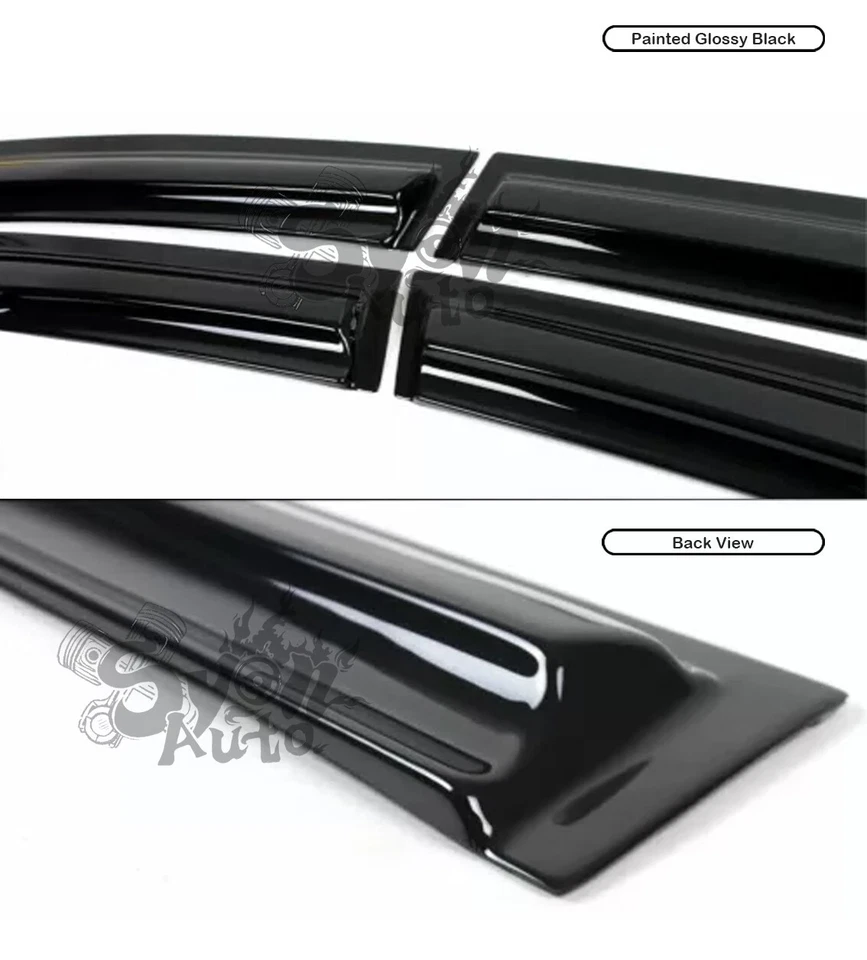 SE ADAPTA A 2001-05 LEXUS IS300 JDM ESTILO MUGEN VISERA DE VENTANA PROTECTOR DE LLUVIA DEFLECTOR VENTILACIÓN Foto 3 de 4