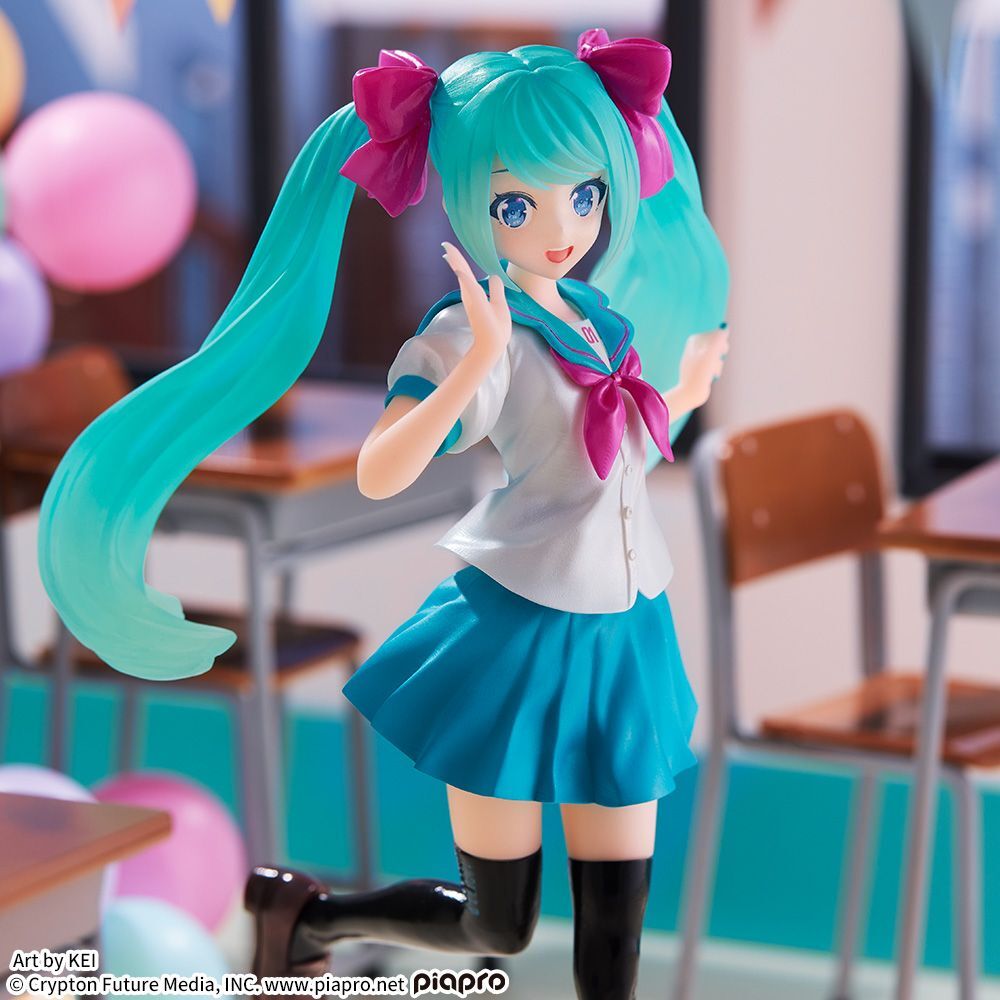 Hatsune Miku Luminasta 16th Anniversary KEI Ver. Figure SEGA | eBay