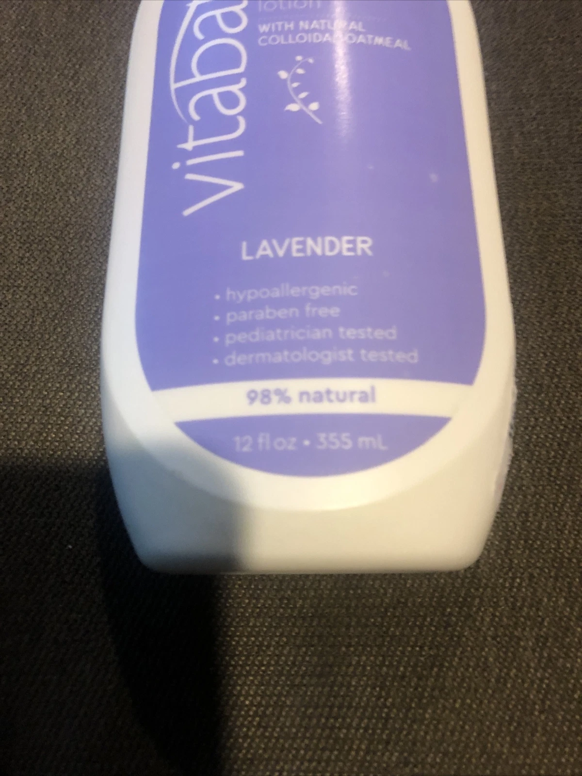 New Vitabath Baby Lavender Natural Colloidal Oatmeal Daily Lotion 12 Fl Oz