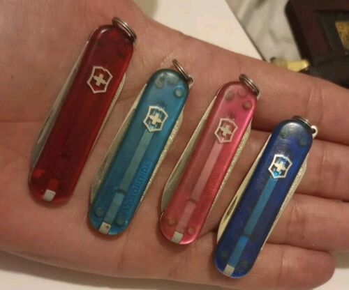 4 Translucent VTG Victorinox ESCORT SD Swiss Army Knives * NrMt+ Condition ๐๐ - Picture 5 of 7