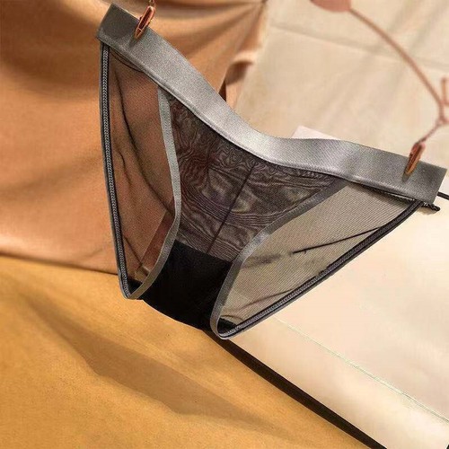 Damen Sommer transparent niedrige Taille Tanga Höschen nahtlos Netz sexy atmungsaktiv Slip - Bild 10 von 23