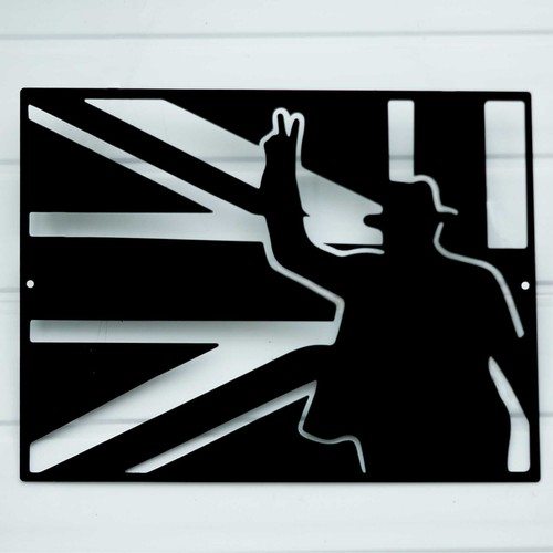 Union Jack British Flag Metal Home Decoration Churchill Sign Gifts Remembrance - Picture 16 of 39