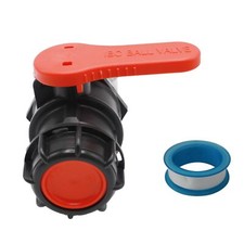 IBC Tote Valve, 2.95" Coarse Thread IBC Tote Adapter, 75mm NPT DN50 Heavy Dut...