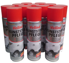(9,90€/L) 12x 500 ml Velind Pflege Spray Gummi Kunststoff außen Stoßstangen