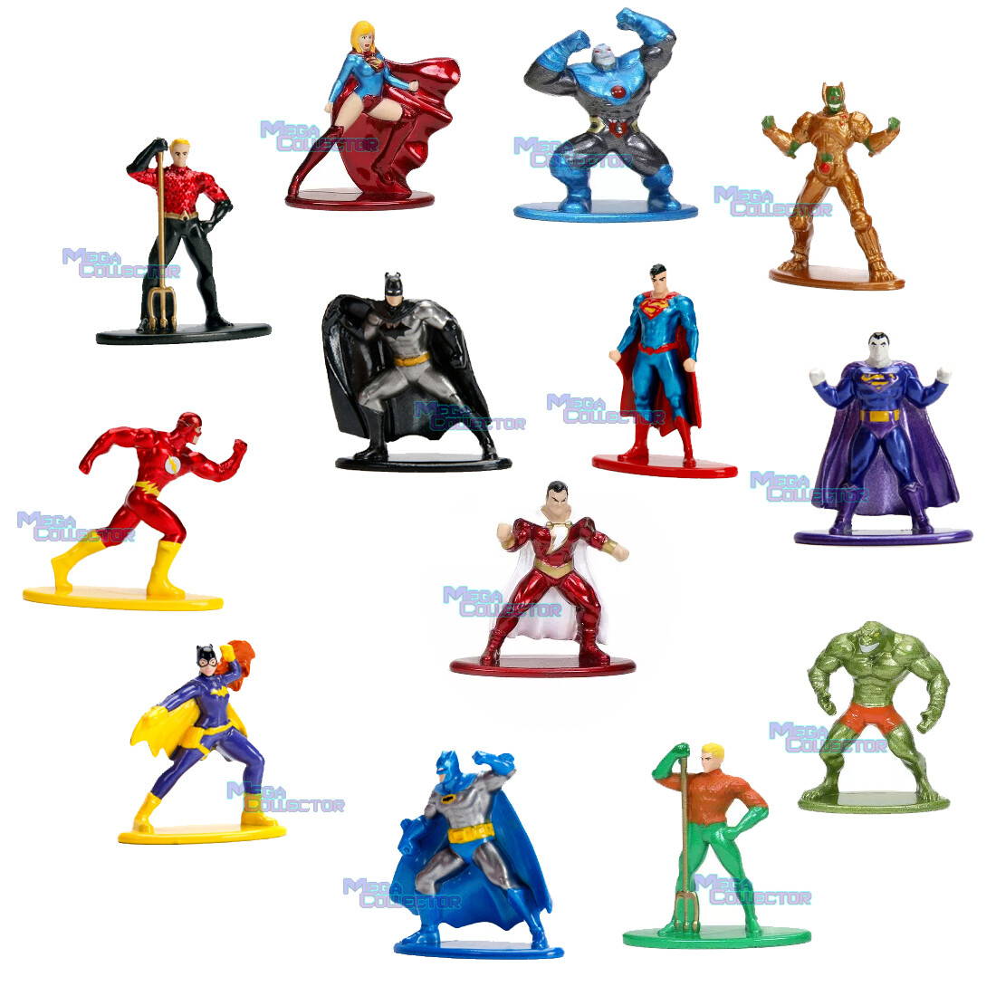 SERIE COMPLETE DE FEVES DC SUPER HEROS -BATMAN-SUPERMAN-FLASH - Fèves
