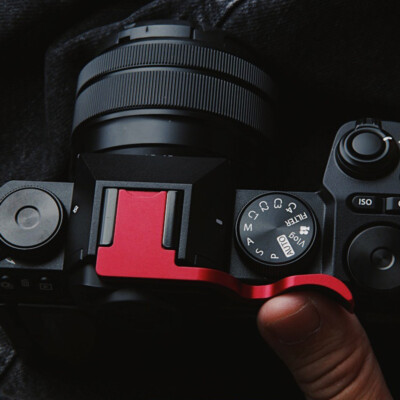 Thumb Skin Grip Hot Shoe Cover Protect Handle For Fuji XS10 XS20 Fujifilm X-S20