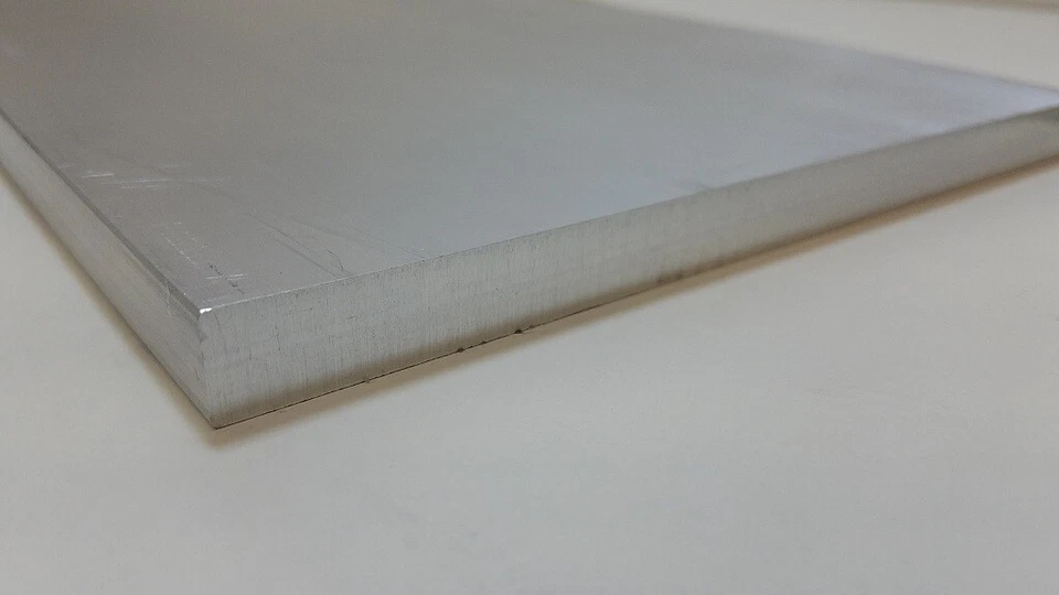 Barra plana de aluminio 6061, 1/2" x 8" x 11" de largo, stock sólido, placa, mecanizado Foto 3 de 4