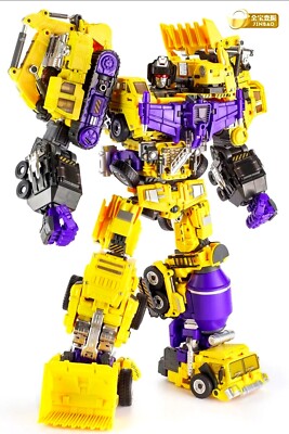 US Stock Jinbao Huge Yellow-Devastator 6pcs Full Set 45cm Figure Collectible