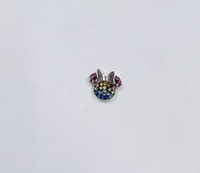 Disney Minnie Mouse Single Sterling Silver Rainbow Crystal Stud Earring 1 