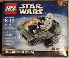 Lego Star Wars First Order Snowspeeder 75126 Building Kit 91 Pcs Retired Set