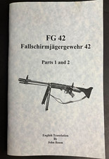 MANUAL FG 42 PART 1 & 2 GERMAN PARACHUTE RIFLEMAN MILITARIA COLLECTIBLE