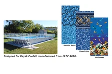 12' x 20' Rectangle 4' Flat Bottom Swimming Pool Liner for use w/ Kayak Pools®