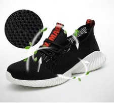 Sicherheitsschuhe Atmungsaktive Sommer Arbeitsschuhe Turnschuhe Herren Damen 