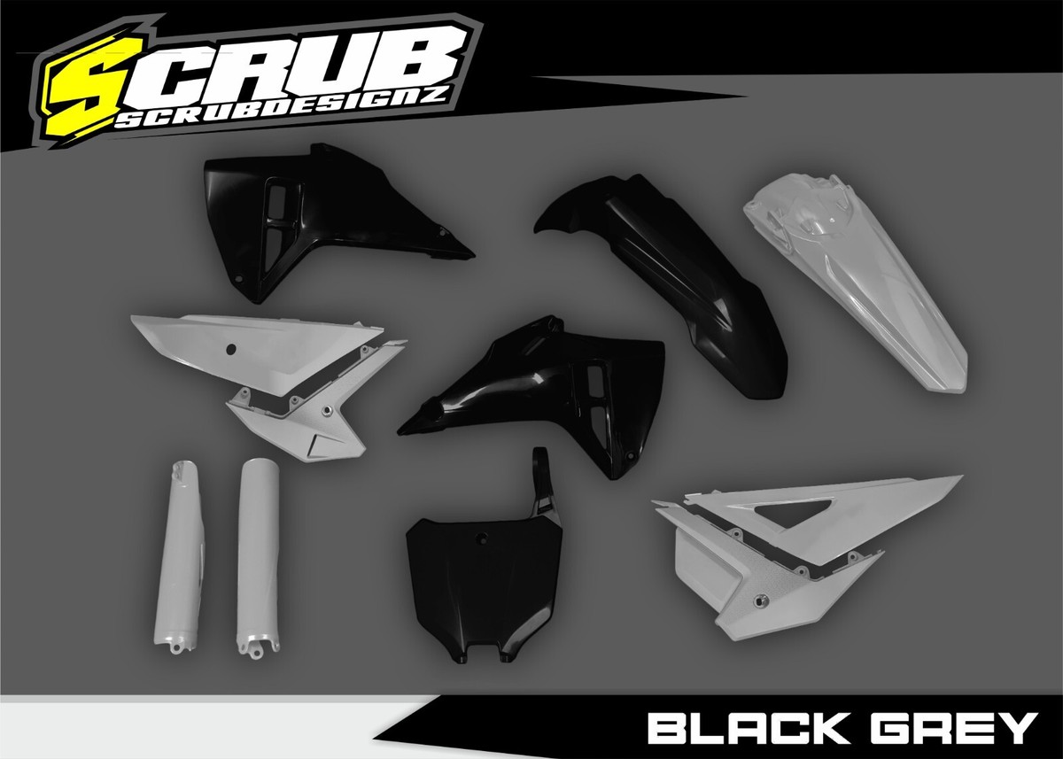 Honda 2025-2026 CRF450R CRF250R Plastics kit Acerbis Light Grey