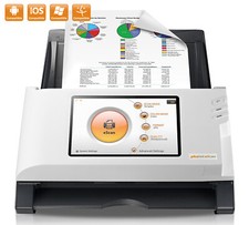 Plustek eScan A350, Duplex Wireless Network Document Scanner with 7" Touchscreen