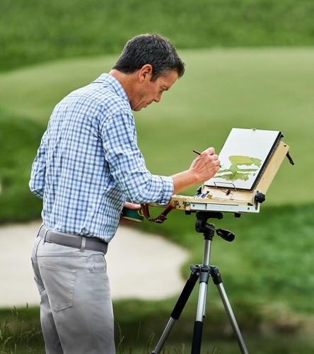 Official 2024 Masters Tournament Golf Poster Scottie Scheffler 18" x 24" - Picture 10 of 12