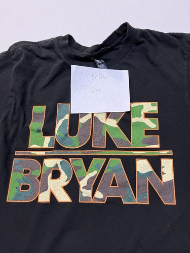 2018 Luke Bryan T-Shirt What Makes You Country Tour 2-Sided Sz S Chest 36” Camo - Picture 10 of 10