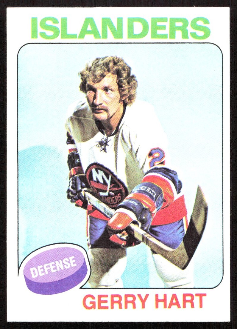 1975-76 8388A Topps Gerry Hart New York Islanders #18