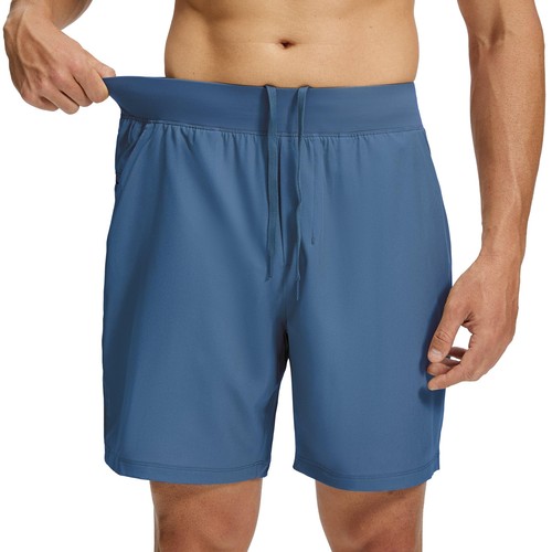 Men's Athletic Shorts Quick Dry Running Workout Shorts Lightweight Hiking Gol... - Picture 5 of 6