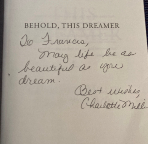 Behold, This Dreamer by Charlotte Miller, 2000, Hardcover; SlGNED - Picture 7 of 9