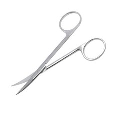 4.5" Economy Iris Scissors, Curved