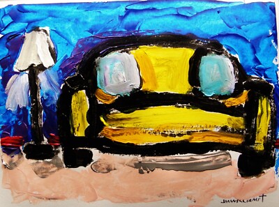 Yellow Love Seat