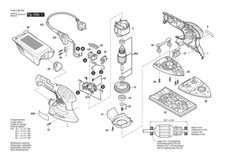 Bosch PSM 200 AES Ersatzteile | 3603CB6000 | Schwingschleifer | Ersatzteilliste
