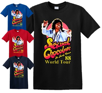 Sexual Chocolate T-Shirt 88' World Tour Randy Watson Eddie Tee Top