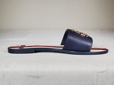 Tory Burch Leather Upper Striped Sandals for Women for sale