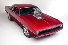 1970 PLYMOUTH BARRACUDA PRO STREET CLASSIC CAR POSTER PRINT STYLE A 24x36 9 MIL