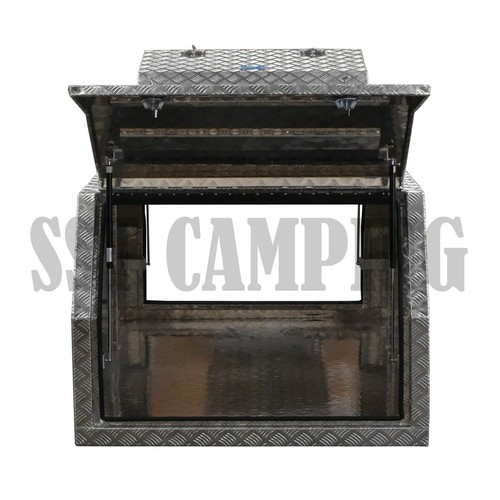 L1770*W1200*H850 Canopy Gullwing Storage Tool box Heavy Duty Camping Trailer UTE - Picture 8 of 9