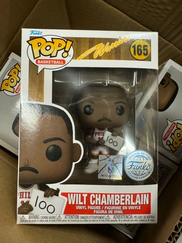 **IN HAND** SPECIAL EDITION Funko Pop! NBA WILT CHAMBERLAIN 100 pointS #165