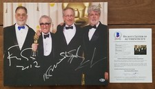 Martin Scorsese George Lucas Steven Spielberg Signed Directors 16x20 Canvas BAS