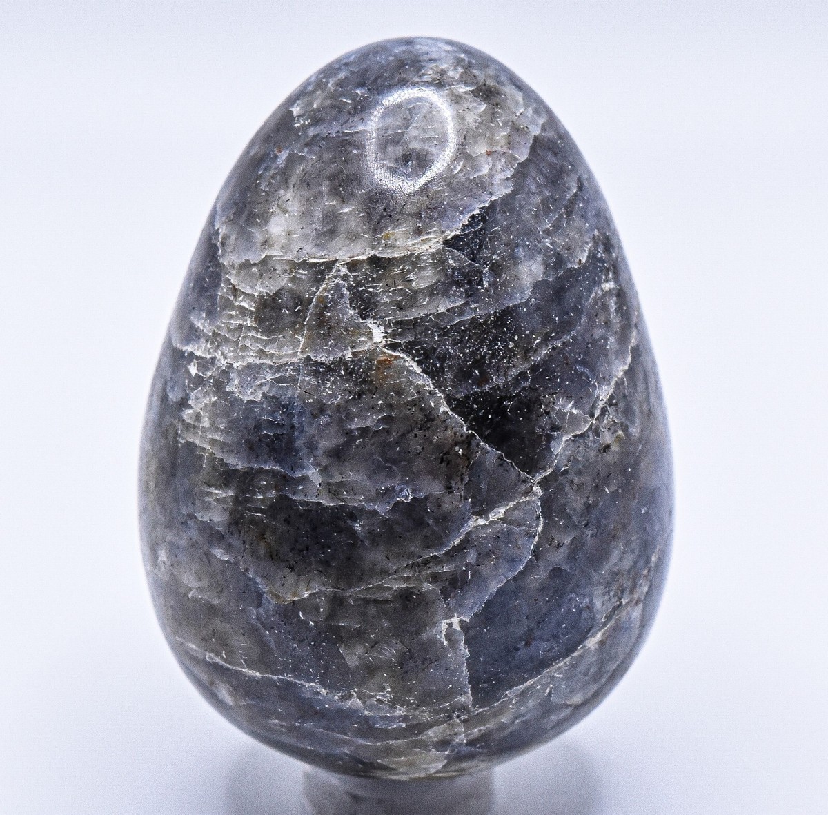 Iolite Egg Polished Natural Cordierite Dichrosite Gemstone Mineral  India