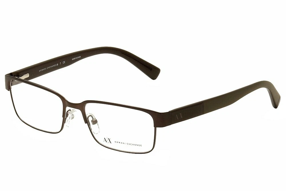 Armani Exchange AX1017 6083 Men s Eyeglasses Brown Olive Optical Frame 54mm