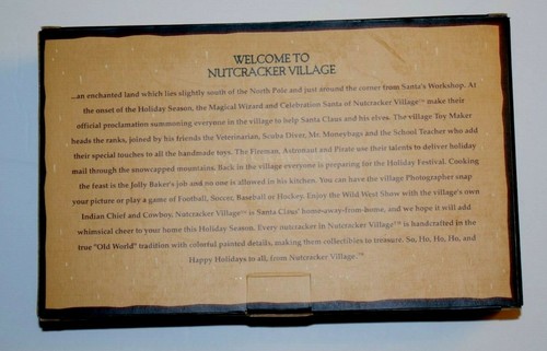 VINTAGE, NUTCRACKER VILLAGE - Set of 4 Sports Ornaments (4.00"), New and Sealed - Picture 4 of 5